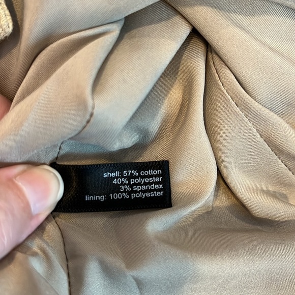 The Limited tan pencil skirt with buttons - Picture 6 of 6